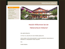 Tablet Screenshot of haeckerscheune-volkamer.de
